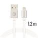 DATOVÝ KABEL SWISSTEN TEXTILE USB / LIGHTNING 1,2 M STŘÍBRNÝ