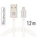DATOVÝ KABEL SWISSTEN TEXTILE USB / LIGHTNING MFi 1,2 M STŘÍBRNÝ