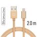 DATOVÝ KABEL SWISSTEN TEXTILE USB / LIGHTNING MFi 2,0 M ZLATÝ