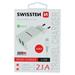 SWISSTEN SÍŤOVÝ ADAPTÉR SMART IC 2x USB 2,1A POWER + DATOVÝ KABEL USB / TYPE C 1,2 M BÍLÝ