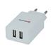 SWISSTEN SÍŤOVÝ ADAPTÉR SMART IC 2x USB 2,1A POWER + DATOVÝ KABEL USB / LIGHTNING 1,2 M BÍLÝ