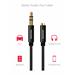 AUDIO KABEL SWISSTEN TEXTILE 3,5 mm JACK(samec) - 3,5 mm JACK (samice) 1,5 M ČERNÝ