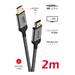 SWISSTEN KABEL HDMI NA HDMI 4K 60Hz 2,0 M NYLON