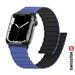 SWISSTEN ŘEMÍNEK PRO APPLE WATCH SILIKONOVÝ - MAGNETIC 38 / 40 / 41 mm MODRO/ČERNÝ