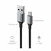 DATOVÝ KABEL SWISSTEN TEXTILE II USB / LIGHTNING 1,5 M ČERNÝ