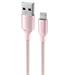 DATOVÝ KABEL SWISSTEN TEXTILE II USB / LIGHTNING 1,5 M RŮŽOVÝ