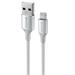 DATOVÝ KABEL SWISSTEN TEXTILE II USB / LIGHTNING 1,5 M BÍLÝ