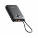 SWISSTEN POWER BANK VOLTBOX 35W 20000 mAh S INTEGROVANÝMI KABELY USB-C A LIGHTNING ČERNÁ