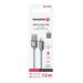 DATOVÝ KABEL SWISSTEN TEXTILE USB / MICRO USB 1,2 M ŠEDÝ
