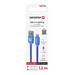 DATOVÝ KABEL SWISSTEN TEXTILE USB / LIGHTNING 1,2 M MODRÝ