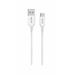 iPEAX TPU KABEL USB-A / USB-C 1,5M, USB 2.0 BÍLÝ