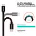 DATOVÝ KABEL SWISSTEN TEXTILE USB / MICRO USB 1,2 M ŠEDÝ