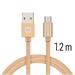 DATOVÝ KABEL SWISSTEN TEXTILE USB / MICRO USB 1,2 M ZLATÝ