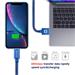 DATOVÝ KABEL SWISSTEN TEXTILE USB / LIGHTNING 1,2 M MODRÝ