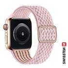 SWISSTEN ŘEMÍNEK PRO APPLE WATCH NYLONOVÝ 42 / 44 / 45 / 49 mm RŮŽOVÝ (se sponou)