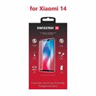 SKLO SWISSTEN FULL GLUE, COLOR FRAME, CASE FRIENDLY PRO XIAOMI 14 ČERNÉ