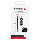 SWISSTEN MAGNETICKÝ KEYCHAIN KABEL USB-C / LIGHTNING 9,7 CM