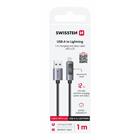 SWISSTEN LCD KABEL USB-A / LIGHTNING 1 M
