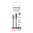 SWISSTEN LCD KABEL USB-C / LIGHTNING 1 M