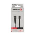 DATOVÝ KABEL SWISSTEN USB / LIGHTNING 1,0 M ČERNÝ