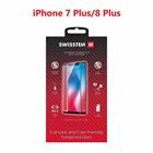 SKLO SWISSTEN FULL GLUE, COLOR FRAME, CASE FRIENDLY PRO APPLE IPHONE 7 PLUS/8 PLUS BÍLÉ