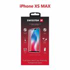 SKLO SWISSTEN FULL GLUE, COLOR FRAME, CASE FRIENDLY PRO APPLE IPHONE XS MAX ČERNÉ