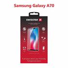 SKLO SWISSTEN FULL GLUE, COLOR FRAME, CASE FRIENDLY PRO SAMSUNG A705 GALAXY A70 ČERNÉ