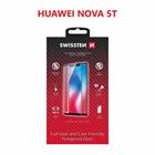 SKLO SWISSTEN FULL GLUE, COLOR FRAME, CASE FRIENDLY PRO HUAWEI NOVA 5T ČERNÉ