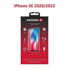 SKLO SWISSTEN FULL GLUE, COLOR FRAME, CASE FRIENDLY PRO APPLE IPHONE SE 2020/SE 2022 ČERNÉ