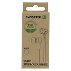 SLUCHÁTKA SWISSTEN EARBUDS RAINBOW YS-D2 BÍLÁ (ECO BALENÍ)