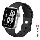 SWISSTEN ŘEMÍNEK PRO APPLE WATCH SILIKONOVÝ 38 / 40 / 41 mm ČERNÝ