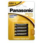 BATERIE AAA PANASONIC LR03APB/4BP ALKALINE POWER 4ks