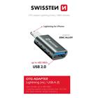 SWISSTEN OTG ADAPTER LIGHTNING(M)/USB-A(F)