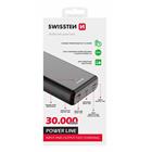 SWISSTEN POWER LINE POWER BANK 30000 mAh 20W POWER DELIVERY BLACK