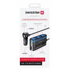 SWISSTEN AUTOADAPTÉR S VÝSTUPEM 3x CL, 2x UCB-C PD a 1x USB-A QA 3.0, 108W - 216W