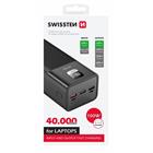 SWISSTEN POWER LINE POWER BANK 40000 mAh PRO NOTEBOOKY 100W POWER DELIVERY BLACK