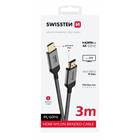 SWISSTEN KABEL HDMI NA HDMI 4K 60Hz 3,0 M NYLON