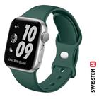 SWISSTEN ŘEMÍNEK PRO APPLE WATCH SILIKONOVÝ 42 / 44 / 45 / 49 mm ZELENÝ