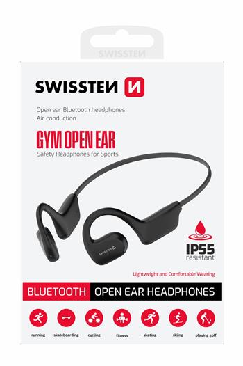 BLUETOOTH SLUCHÁTKA SWISSTEN GYM OPEN EAR