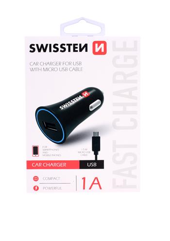 SWISSTEN CL ADAPTÉR NA USB 1A POWER + KABEL MICRO USB