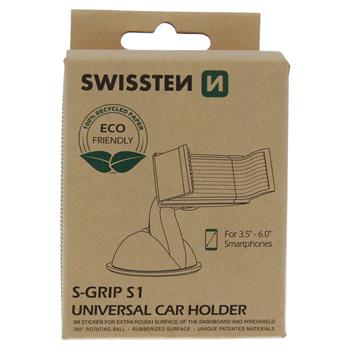 DRŽÁK DO AUTA SWISSTEN S-GRIP S1 (ECO BALENÍ)