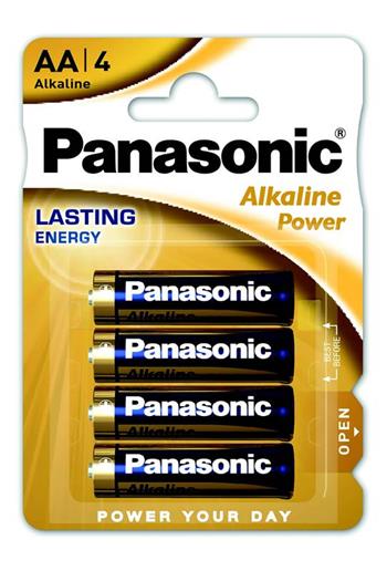 BATERIE AA PANASONIC LR6APB/4BP ALKALINE POWER 4ks