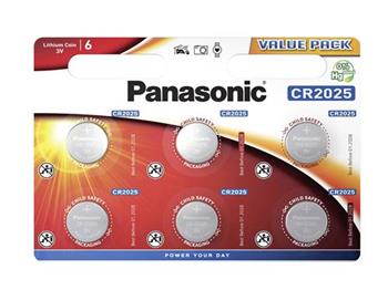 BATERIE PANASONIC CR2025EL/6BW 6ks