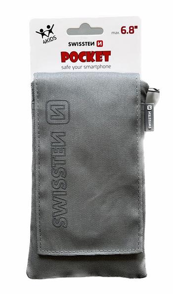 POUZDRO SWISSTEN POCKET 6,8" ŠEDÉ