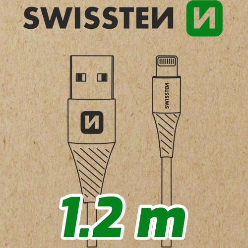 USB/lightning TPU ECO 1,2 m