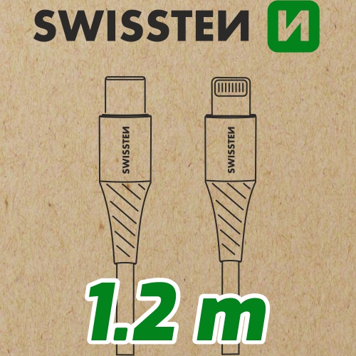 USB-C/lightning TPU ECO 1,2 m